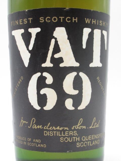 古酒】 VAT69 特級表示 (Y4646) 正規品 協和発酵工業 43度 760ml